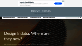 What Designindaba.com website looked like in 2021 (3 years ago)