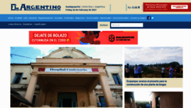 What Diarioelargentino.com.ar website looked like in 2021 (3 years ago)