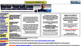 What Doctoryourself.com website looked like in 2021 (4 years ago)