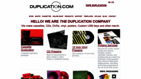 What Duplication.ca website looked like in 2021 (3 years ago)
