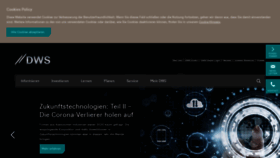 What Dws.de website looked like in 2021 (3 years ago)