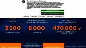 What Doorhan.ru website looked like in 2021 (3 years ago)