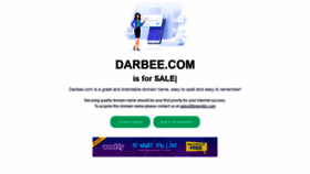 What Darbee.com website looked like in 2021 (3 years ago)