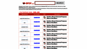 What Datasheet-pdf.com website looked like in 2021 (3 years ago)