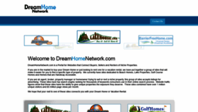 What Dreamhomenetwork.com website looked like in 2021 (3 years ago)