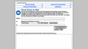 What Drivetomail.kwebpia.net website looked like in 2021 (3 years ago)