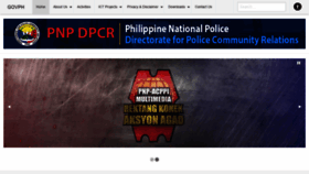 What Dpcr.pnp.gov.ph website looked like in 2021 (3 years ago)