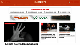 What Diariohuarpe.com website looked like in 2021 (3 years ago)