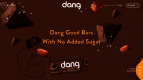 What Dangfoods.com website looked like in 2021 (3 years ago)