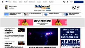 What Dailyjournalonline.com website looked like in 2021 (3 years ago)