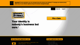 What Domainsbyproxy.com website looked like in 2021 (3 years ago)