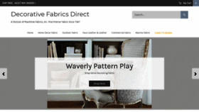 What Decorativefabricsdirect.com website looked like in 2021 (3 years ago)