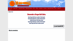 What Dragonball.sullca.com website looked like in 2021 (3 years ago)