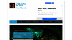 What D1stats.ru website looked like in 2021 (3 years ago)