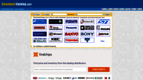 What Datasheetcatalog.com website looked like in 2021 (3 years ago)