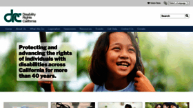 What Disabilityrightsca.org website looked like in 2021 (3 years ago)