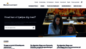 What Datatilsynet.dk website looked like in 2021 (4 years ago)
