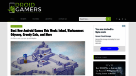 What Droidgamers.com website looked like in 2021 (3 years ago)
