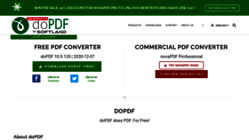 What Dopdf.com website looked like in 2021 (3 years ago)
