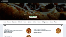 What Dompizza.com.br website looked like in 2021 (4 years ago)