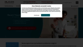 What Drklein.de website looked like in 2021 (3 years ago)