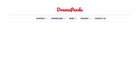 What Dramapanda.com website looked like in 2021 (3 years ago)