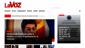 What Diariolavoz.net website looked like in 2021 (3 years ago)