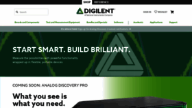 What Digilentinc.com website looked like in 2021 (3 years ago)