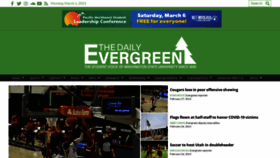 What Dailyevergreen.com website looked like in 2021 (3 years ago)