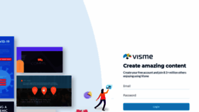What Dashboard.visme.co website looked like in 2021 (3 years ago)