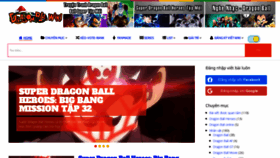What Dragonballwiki.net website looked like in 2021 (3 years ago)