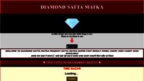 What Diamondsattamatka.in website looked like in 2021 (3 years ago)