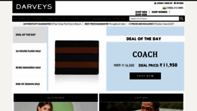 What Darveys.com website looked like in 2021 (3 years ago)