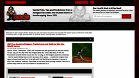 What Docsports.com website looked like in 2021 (3 years ago)
