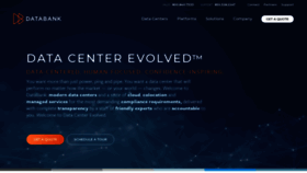 What Databank.com website looked like in 2021 (4 years ago)