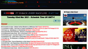 What Daddylive.co website looked like in 2021 (3 years ago)