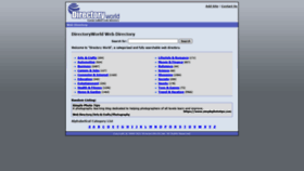 What Directoryworld.net website looked like in 2021 (3 years ago)