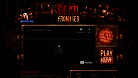 What Deadfrontier.com website looked like in 2021 (3 years ago)