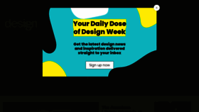 What Designweek.co.uk website looked like in 2021 (3 years ago)