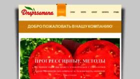 What Dneprsemena.com website looked like in 2021 (3 years ago)
