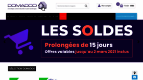 What Domadoo.fr website looked like in 2021 (3 years ago)