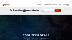 What Dealfuel.com website looked like in 2021 (3 years ago)
