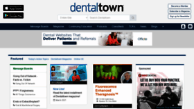 What Dentaltown.com website looked like in 2021 (3 years ago)