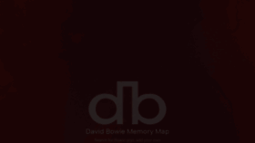 What Davidbowie.com website looked like in 2021 (3 years ago)