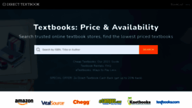 What Directtextbook.com website looked like in 2021 (3 years ago)