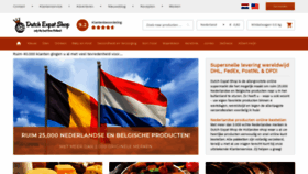 What Dutchexpatshop.com website looked like in 2021 (3 years ago)