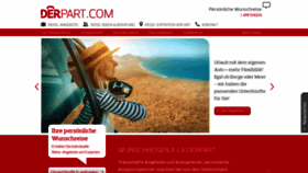 What Derpart.com website looked like in 2021 (3 years ago)