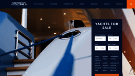 What Denisonyachtsales.com website looked like in 2021 (3 years ago)