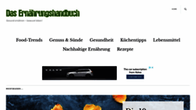 What Das-ernaehrungshandbuch.de website looked like in 2021 (3 years ago)