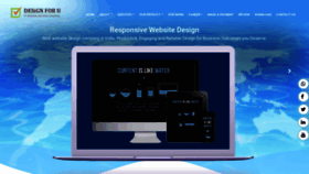 What Designforu.in website looked like in 2021 (3 years ago)
